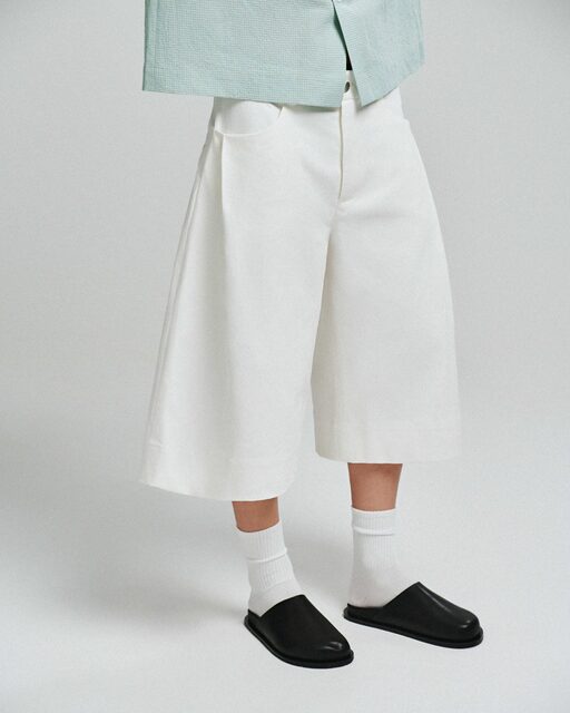 PLEATED CULOTTES PANTS