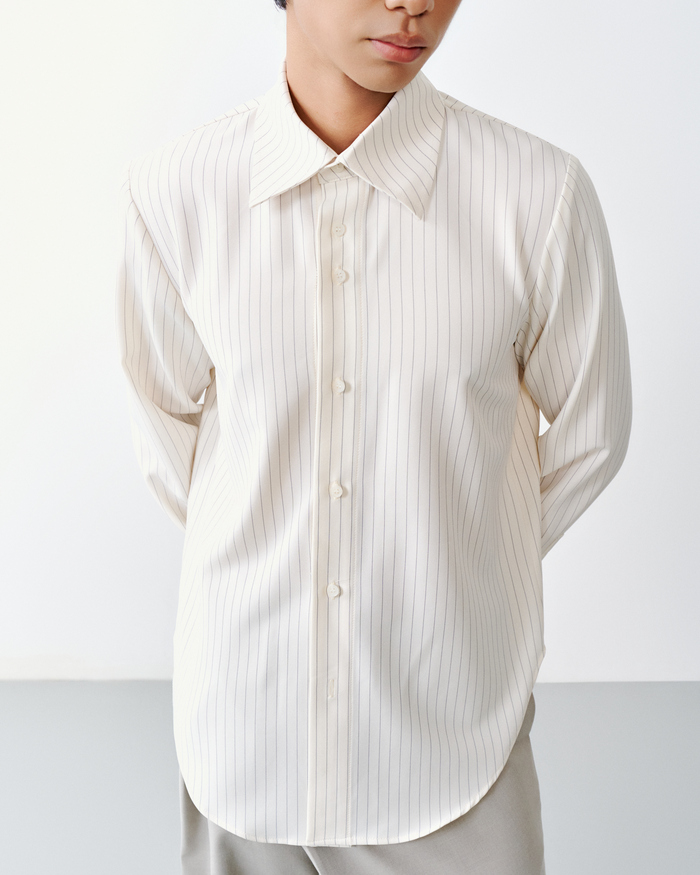 STRIPED LONG SHIRT